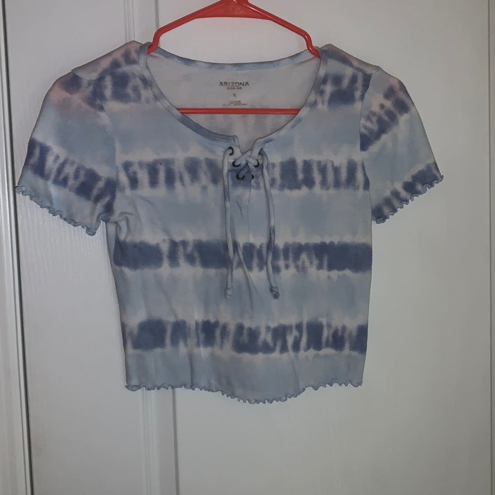 Cropped, Tie-dyed Top, size Small